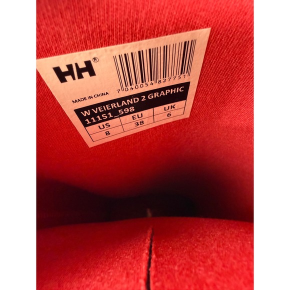 Helly Hansen Veierland 2 Graphic Tall Rain Boots Navy Floral Women's‎ US 8 - Picture 9 of 9